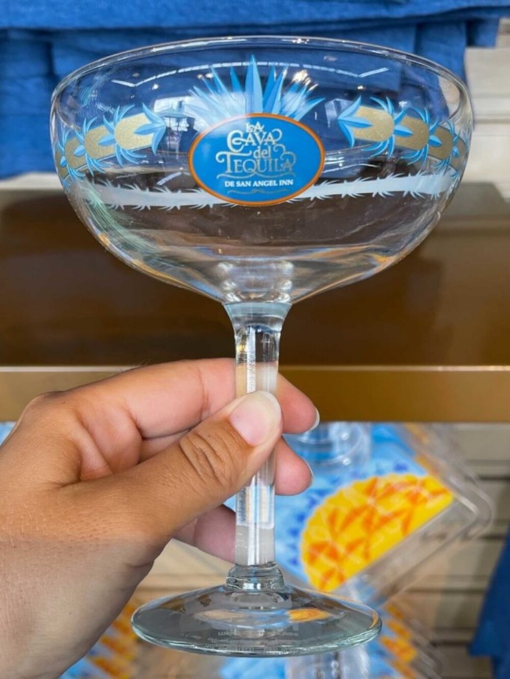 Disney Parks La Cava Del Tequila Margarita Glass